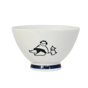 Ceramic Sumo Poses Bowl | Kyu-Jitsu (Japan)