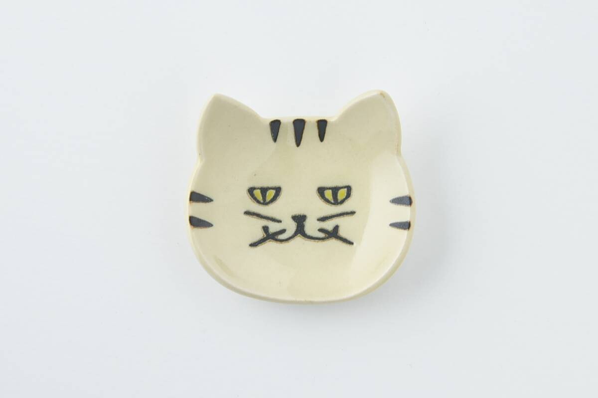Tora Cat  Ceramic Chopstick Dish (Japan)