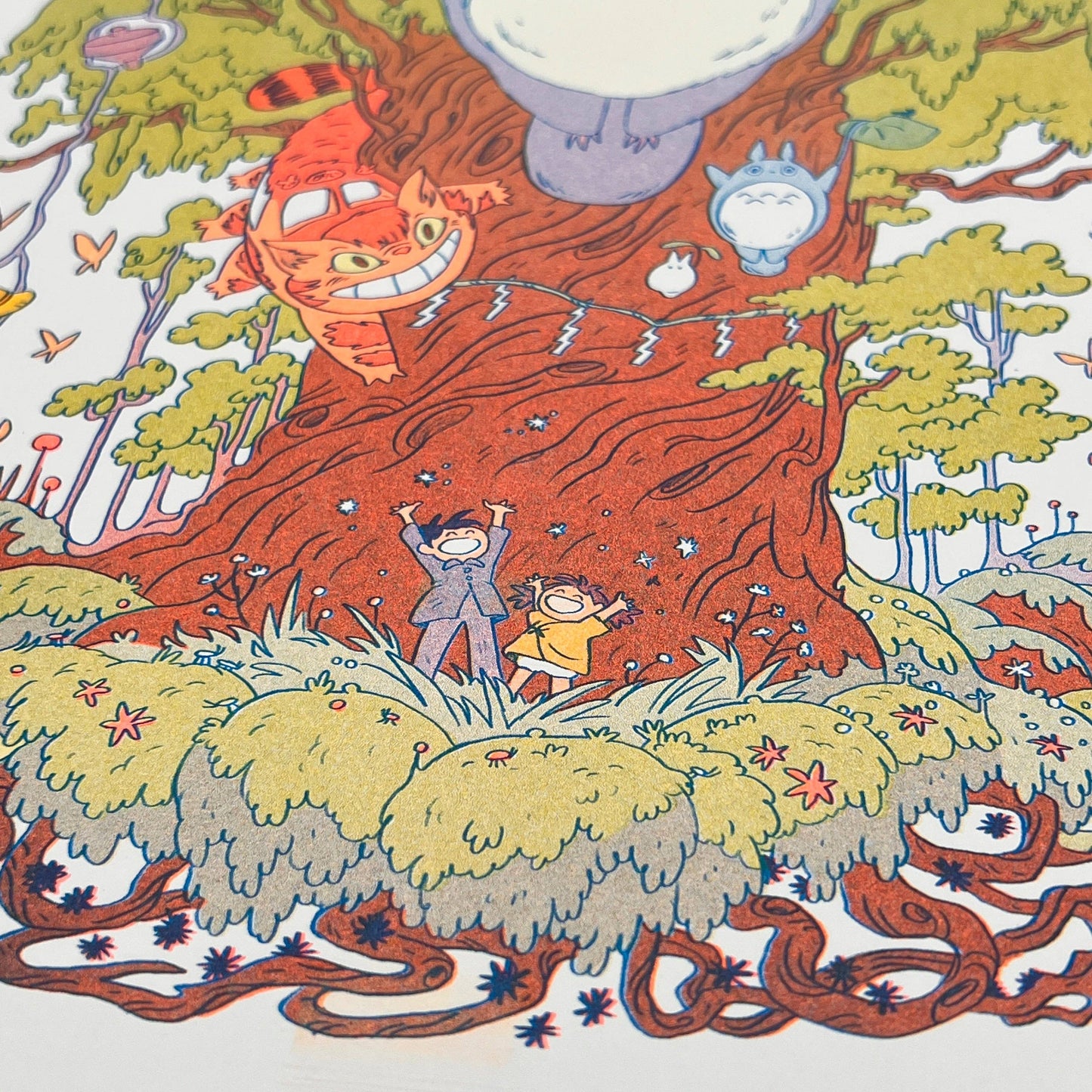 Totoro Riso Print (Large) | Natalie Andrewson (CA)
