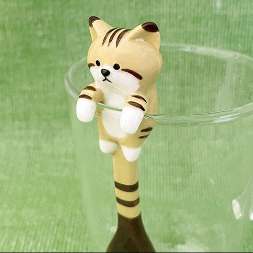 Climbing Wildcat Mug Spoon | Decole (Japan)