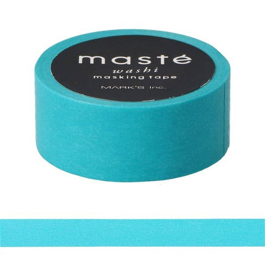 Masté Washi Masking Tape | Turquoise | Mark's Inc (Japan)