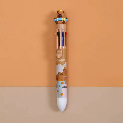 Capybara 8-Color Retractable Ball Pen | Sofun (CN)
