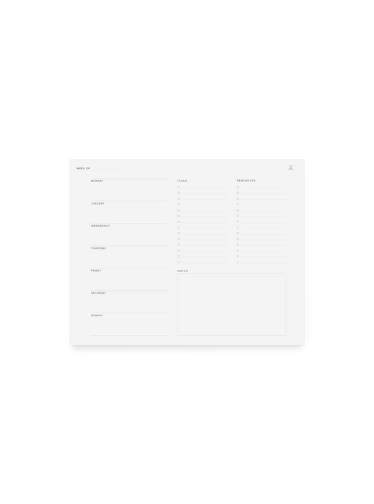 Weekly Task Pad  |  Appointed (DC)