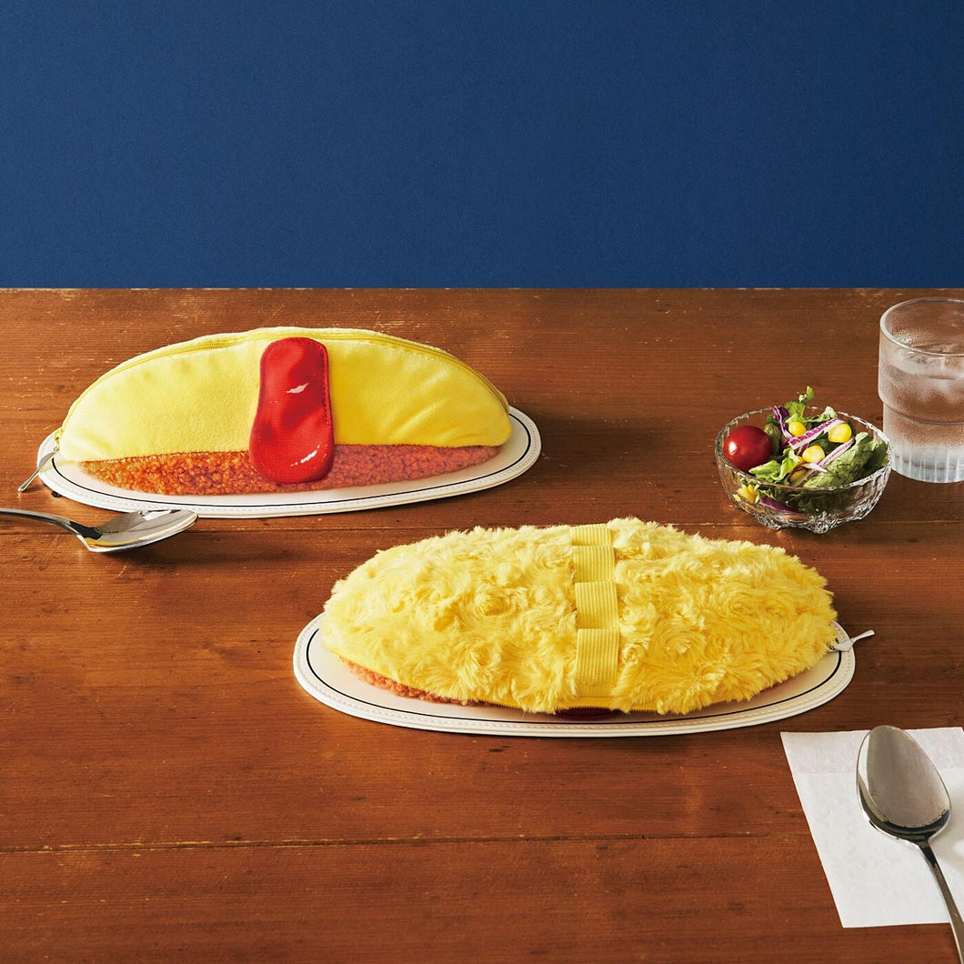 Fluffy Omurice Katsudon Pouch Case | You+More (Japan)