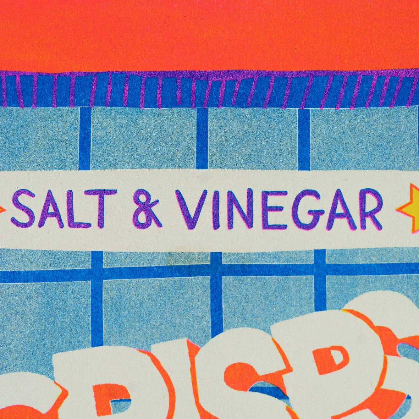Crisps Risograph Print | Naomi Wilkinson (UK)