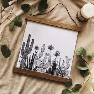 Growing Cacti Art Print | Kaari Selven (OR)