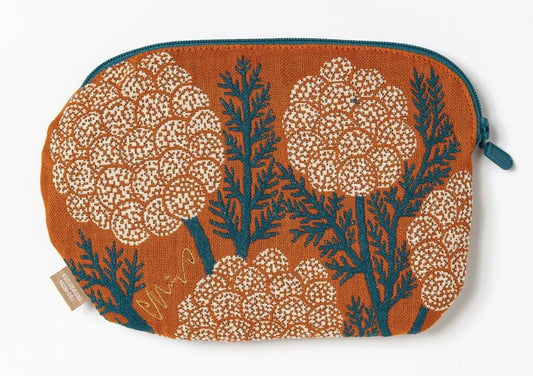 Beetle Woven Gauze Zipper Pouch | moritaMiW (Japan)