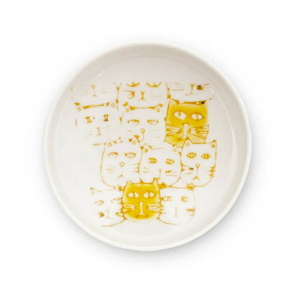 Cat Faces Dish| Hasami Ware (Japan)