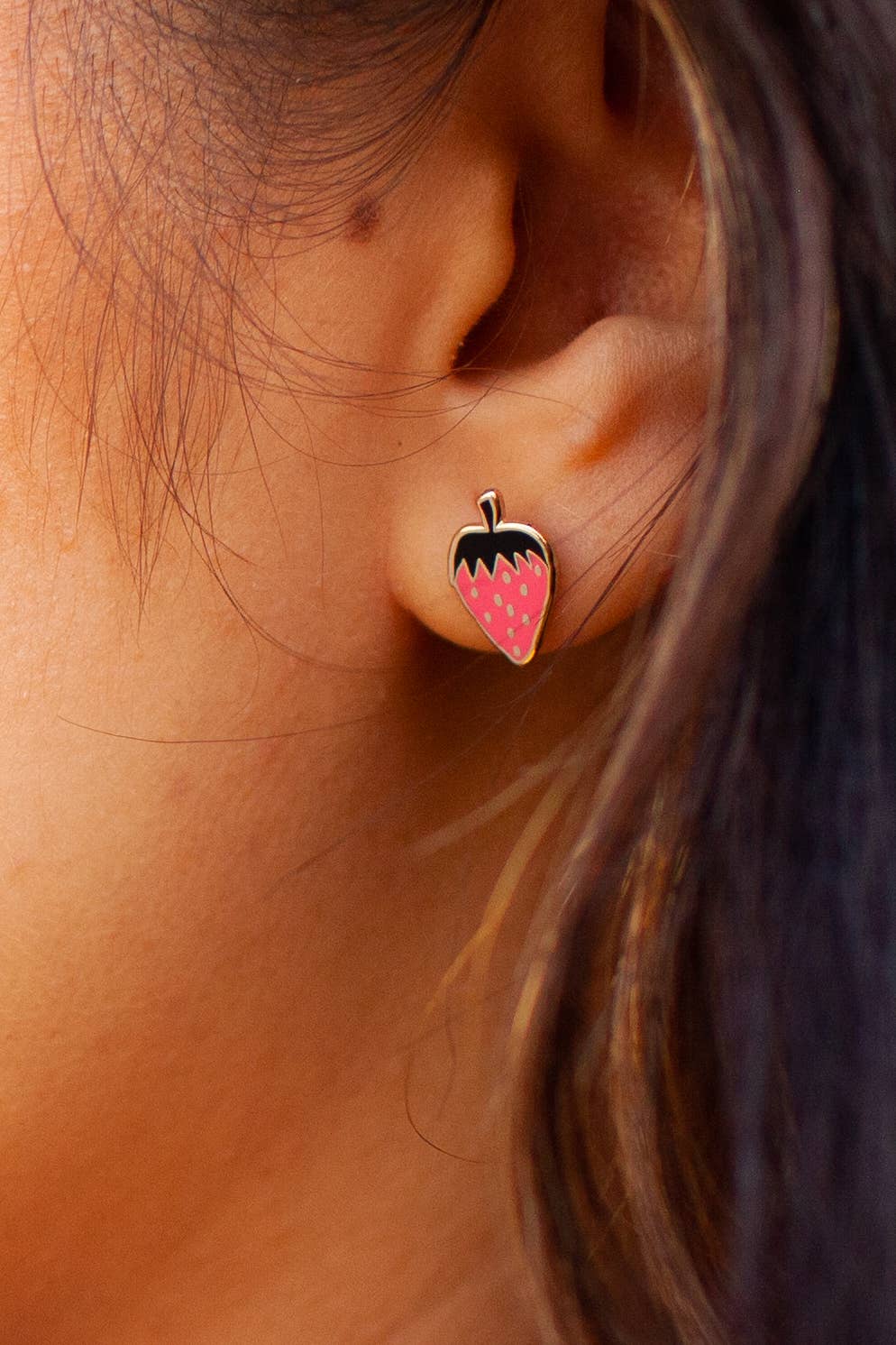 Strawberry Enamel Earrings | Jenny Lemons (CA)