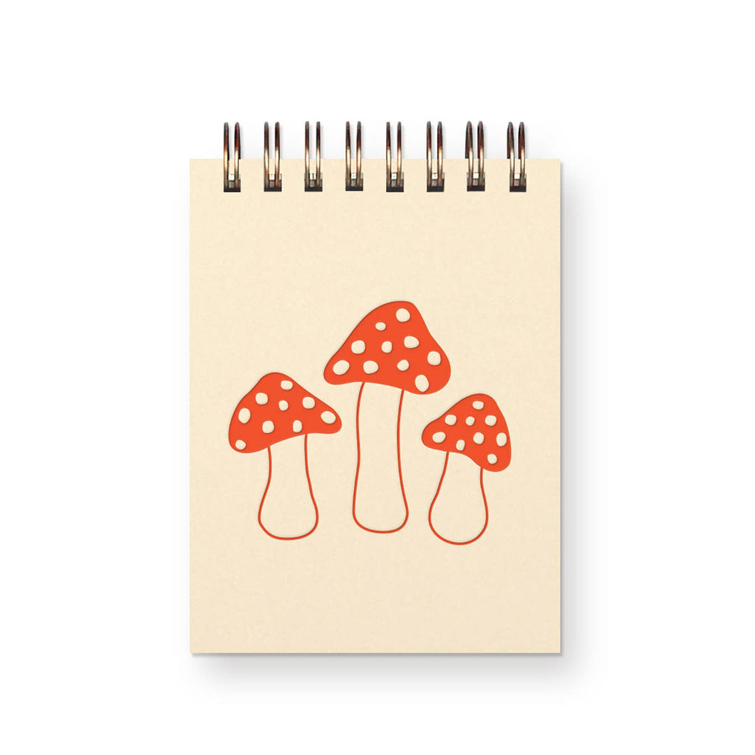 Mushroom Mini Jotter Notebook | Ruff House Print Shop (KS)