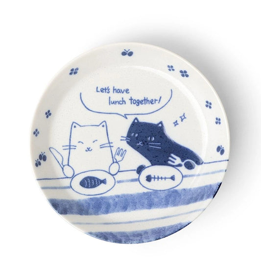Lunch Date Cats Plate (Japan)