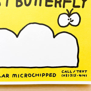 Lost Butterfly Risograph Art Print | Oitama (CA)