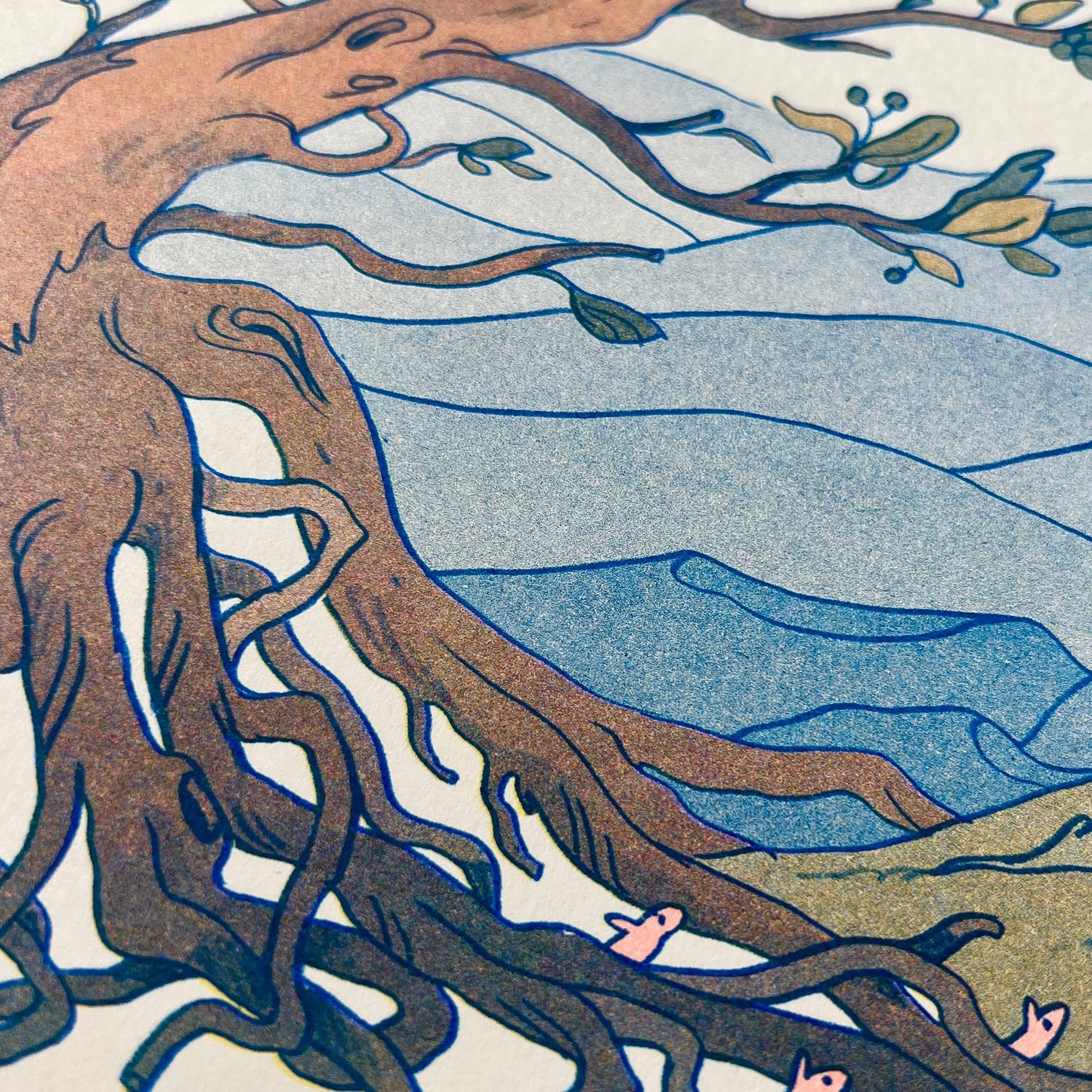 Mountain Magic Riso Print | Natalie Andrewson (CA)