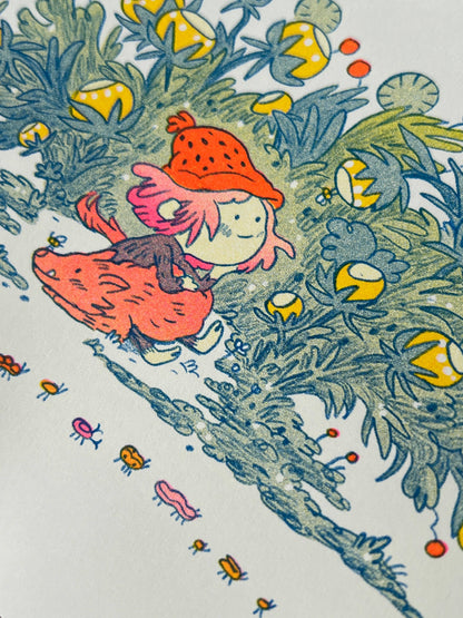 Spirit of Small Beasts Small Riso Print | Natalie Andrewson (CA)