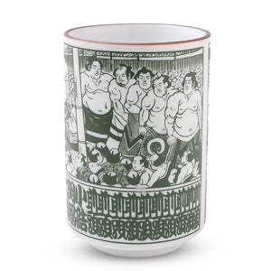 Traditional Sumo Ceramic Teacup (Japan)