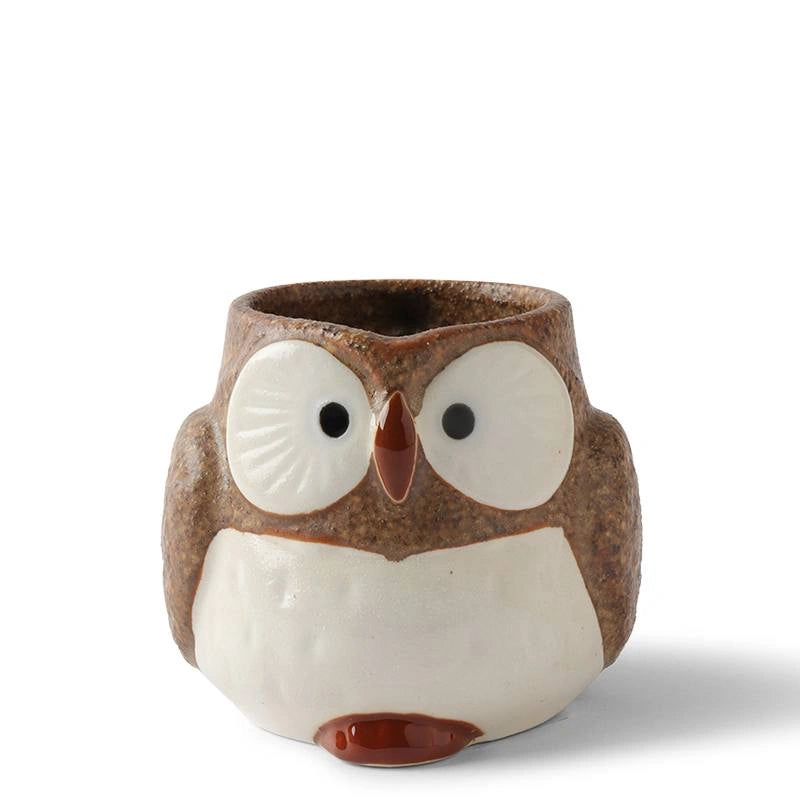 Ceramic Brown Owl Mug (Japan)