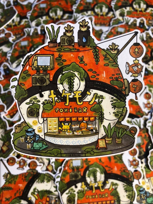 PokeBall Vinyl Sticker | Sushiboiiiyy (Canada)