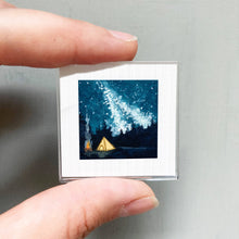 Load image into Gallery viewer, Camping Galaxy Mini Art Print | Mick’s Art Goods (WA)
