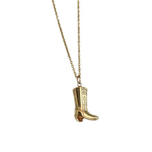 Load image into Gallery viewer, Cowgirl Boot Necklace | The Sage Vintage (IL)
