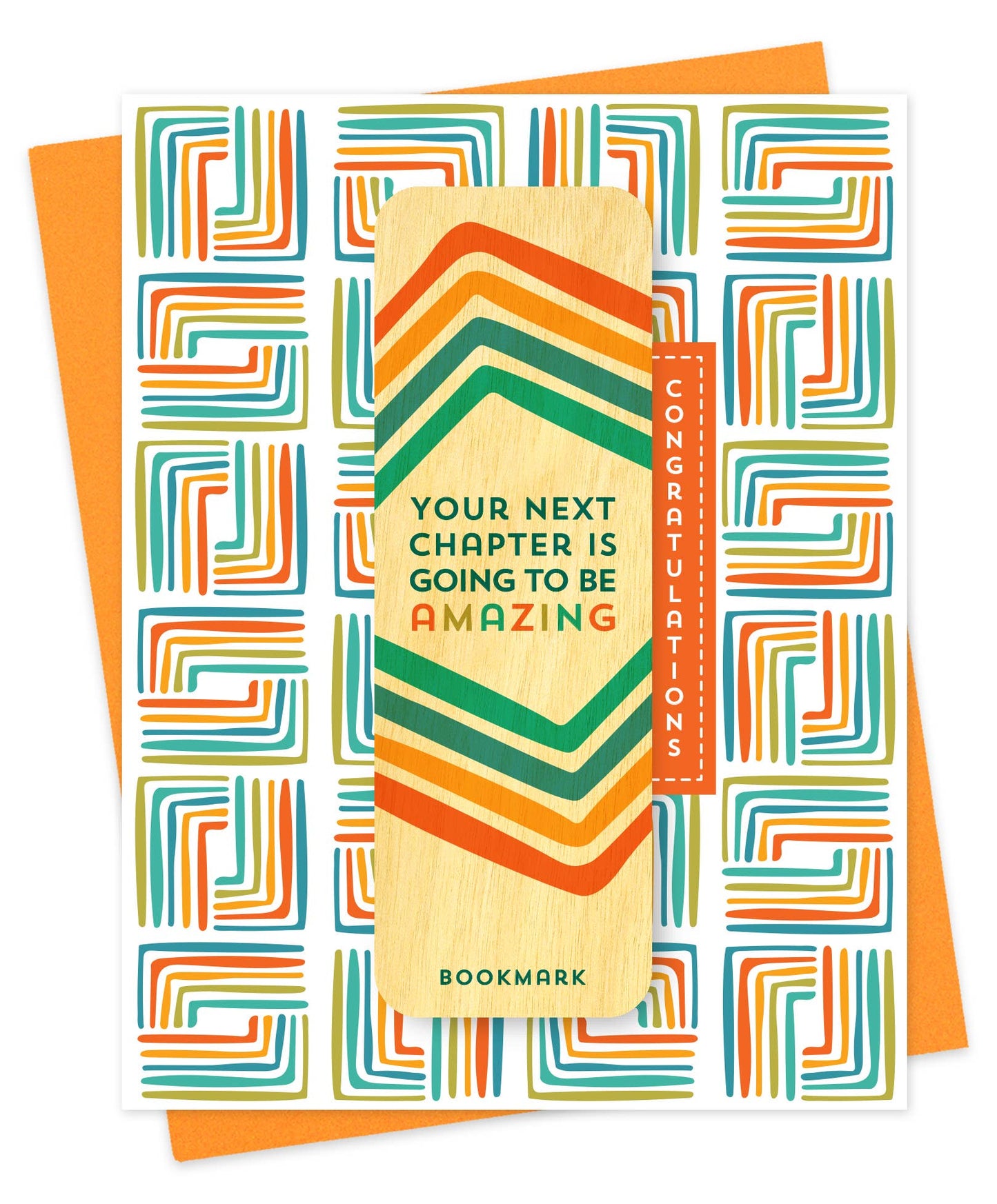 Congrats Chapter Bookmark Congratulations Card | Night Owl Paper Goods (AL)