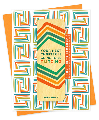 Congrats Chapter Bookmark Congratulations Card | Night Owl Paper Goods (AL)