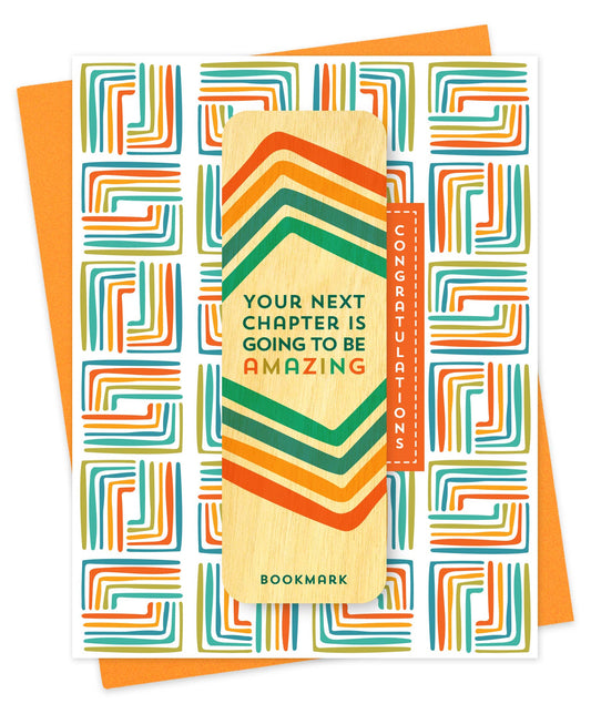 Congrats Chapter Bookmark Congratulations Card | Night Owl Paper Goods (AL)