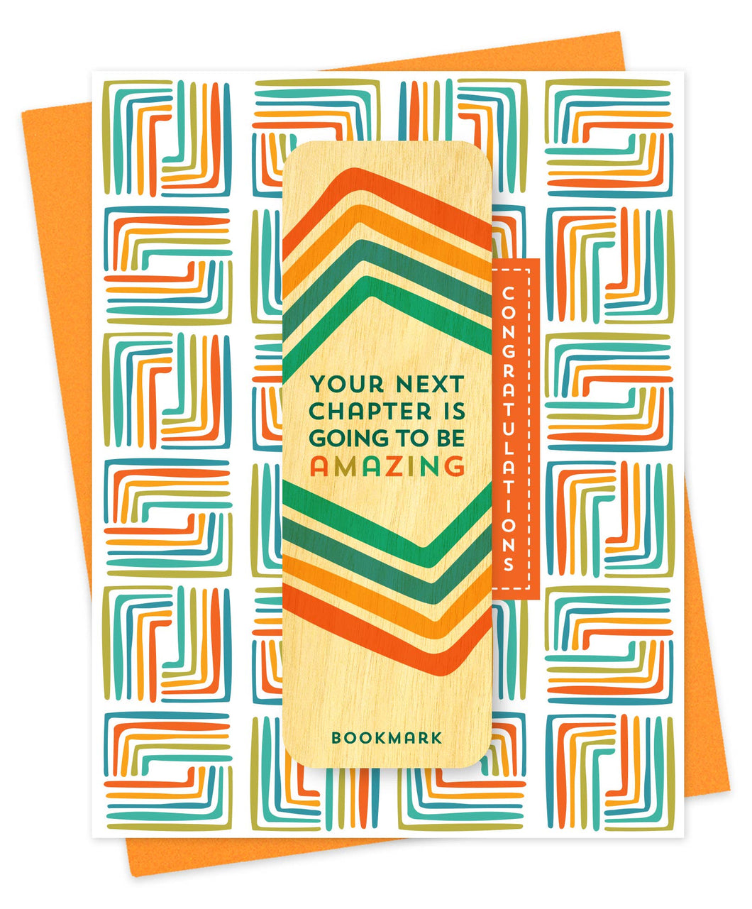 Congrats Chapter Bookmark Congratulations Card | Night Owl Paper Goods (AL)