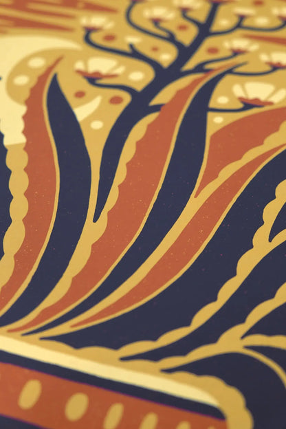 Agave Bloom Screenprint | 11" x 14" Edition | DKNG Studios (CA)