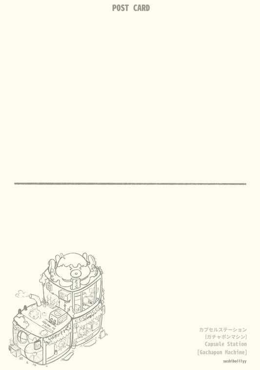 Kappa Pickles Postcard Mini Art Print | Sushiboiiiyy (CAN)