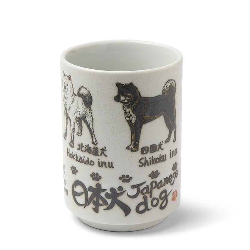 Japanese Dogs Ceramic Teacup (Japan)