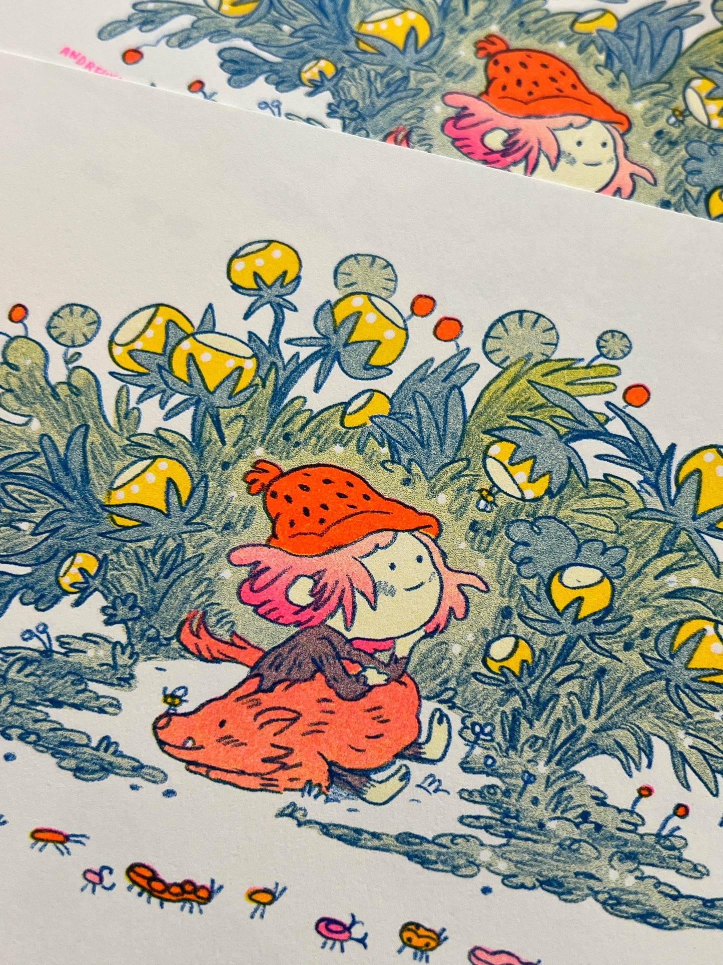 Spirit of Small Beasts Small Riso Print | Natalie Andrewson (CA)