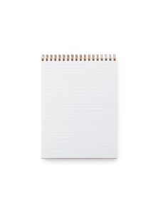 Office Notepad (Lined) | Charcoal Gray | Appointed (DC)