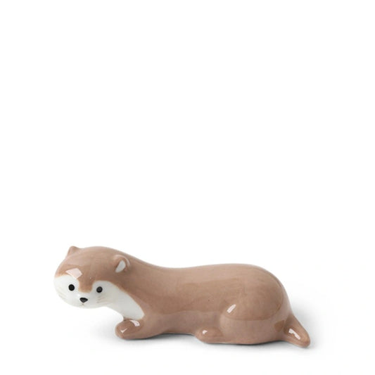 Ceramic Otter Chopstick Rest (Japan)