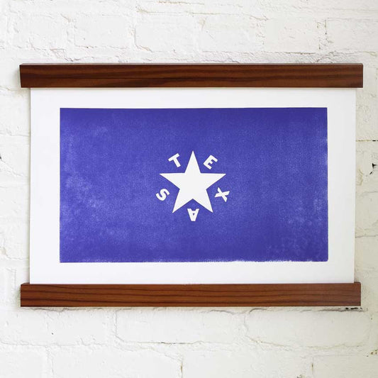 Texas, 1836 Letterpress Print | Old Try (WV)