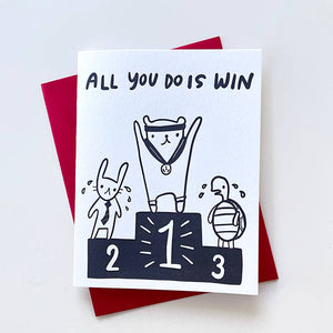 All You Do Is Win Card Card | Ghost Academy (CA)