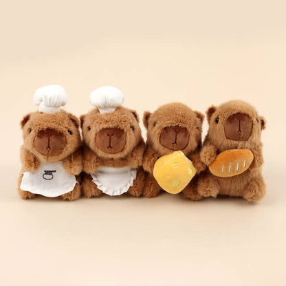Café Bakery Capybara Plush Keychain Bag Charm  (KOR)