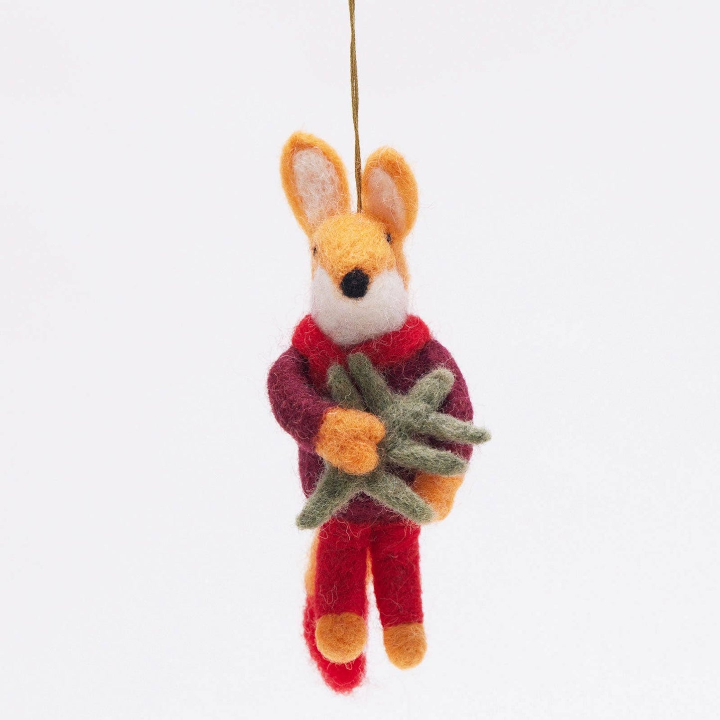 Fox Wool Felt Ornament