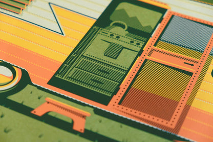 Camper Series Screenprint | Sierra | DKNG Studios (CA)