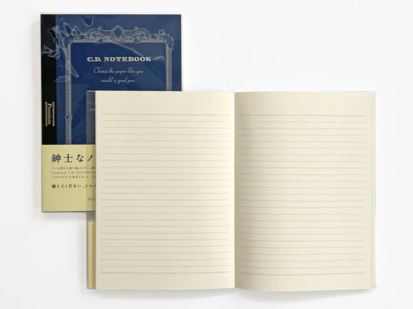 Premium C.D. Notebook | B5 | Ruled | Navy | Apica (JPN)