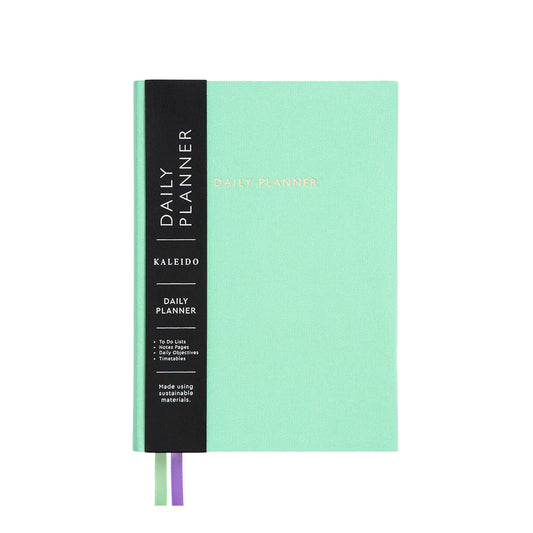 Mint Fabric Daily Planner | A5 | Kaleido (UK)