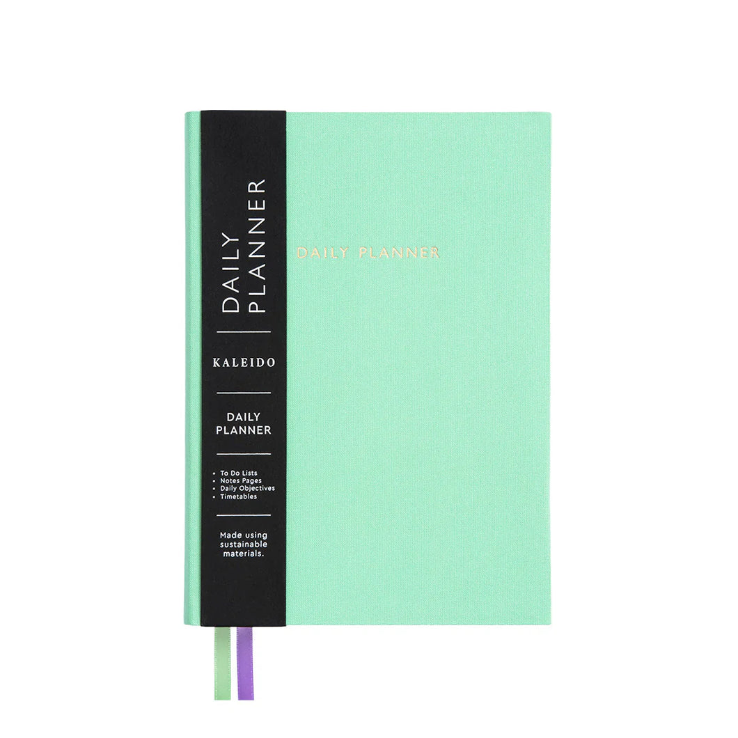 Mint Fabric Daily Planner | A5 | Kaleido (UK)