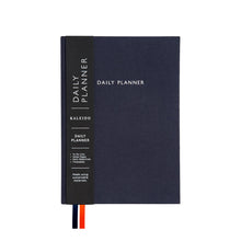 Load image into Gallery viewer, Off Black Fabric Daily Planner | A5 | Kaleido (UK)
