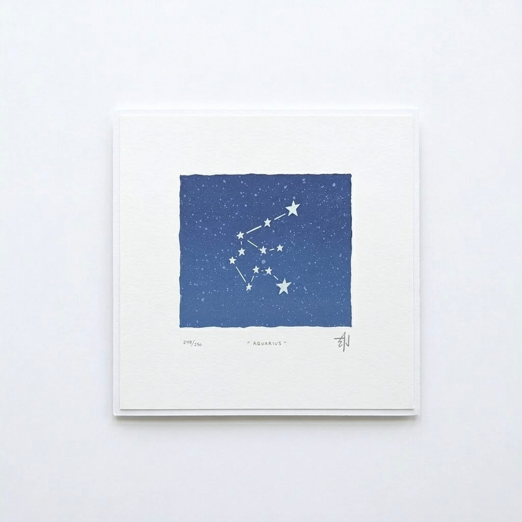 Zodiac Constellation Screenprint | Allison & Jonathan Metzger (IA)