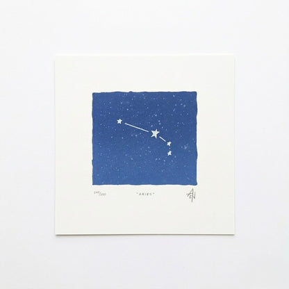 Zodiac Constellation Screenprint | Allison & Jonathan Metzger (IA)