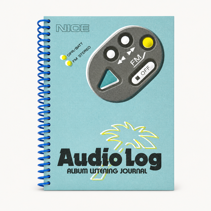 Audio Log Album Listening Journal | Play Nice Press (TX)
