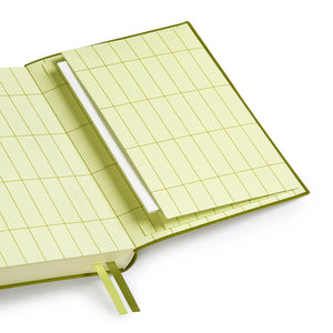 Olive Green Fabric Daily Planner | B6 | Kaleido (UK)