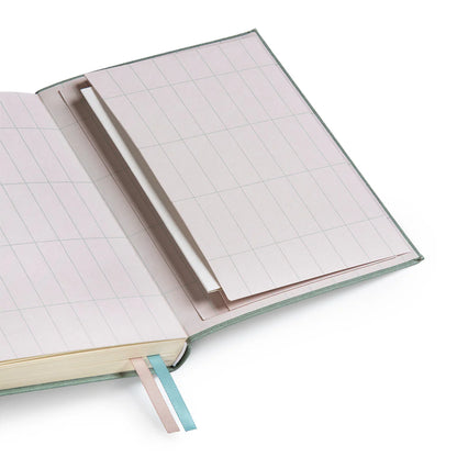 Sage Fabric Daily Planner | B6 | Kaleido (UK)