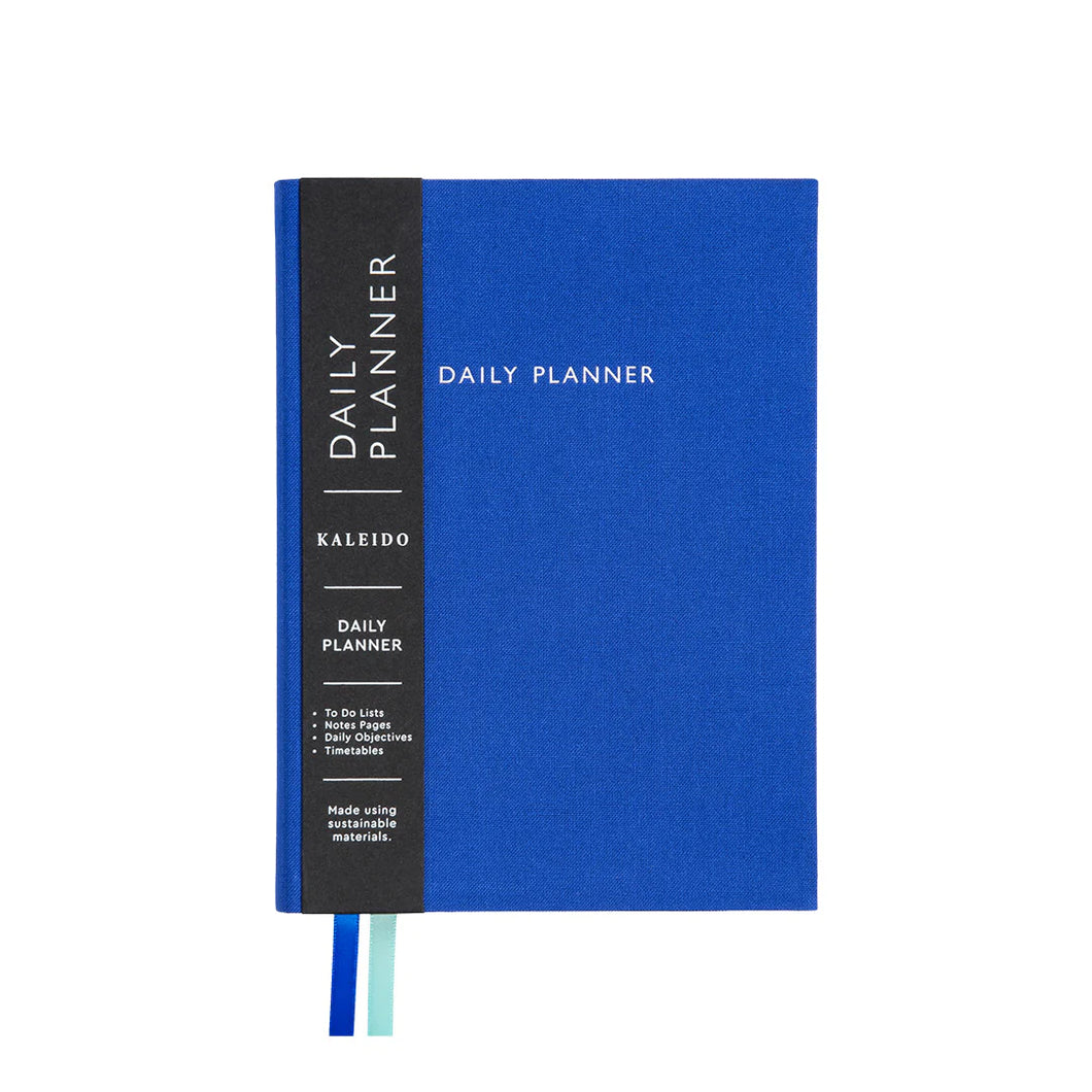Ultramarine Fabric Daily Planner | B6 | Kaleido (UK)
