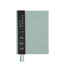 Load image into Gallery viewer, Sage Fabric Daily Planner | B6 | Kaleido (UK)
