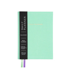 Mint Fabric Daily Planner | B6 | Kaleido (UK)